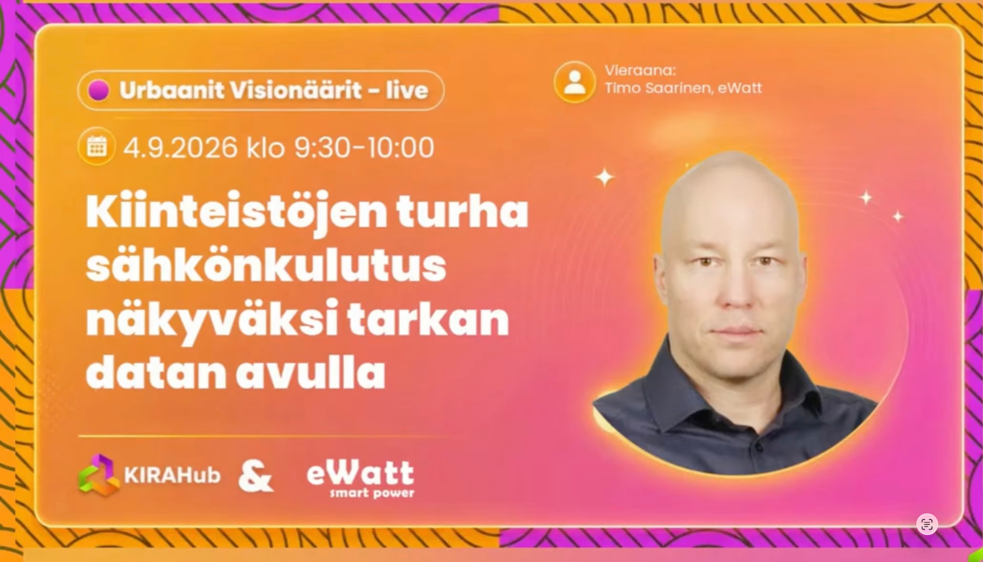 Kiinteistöjen turha sähkönkulutus näkyväksi tarkan datan avulla